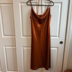 Spaghetti Strap Satin Slip Dress